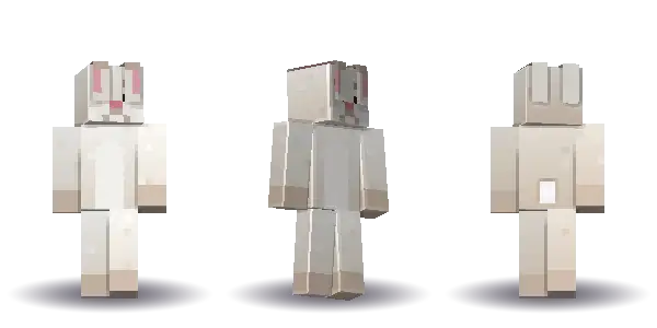 Bunny, a Minecraft skin Blocksmith painted from “a bunny”