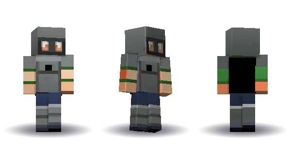 Green knight with long hair with a cape. Hair is long, the face is brave, the top is armour and the legs are greaves. Extras: cape, helmet. The top colour is #4a9d4f.