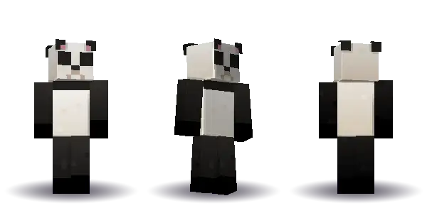 Panda, a Minecraft skin Blocksmith painted from “a panda”